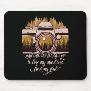 Naturfoto Fotografie - Und in den Wald Mousepad