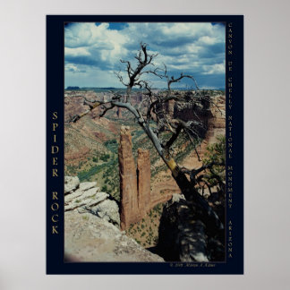 Naturfoto "Spider Rock, Canyon de Chelly" Poster