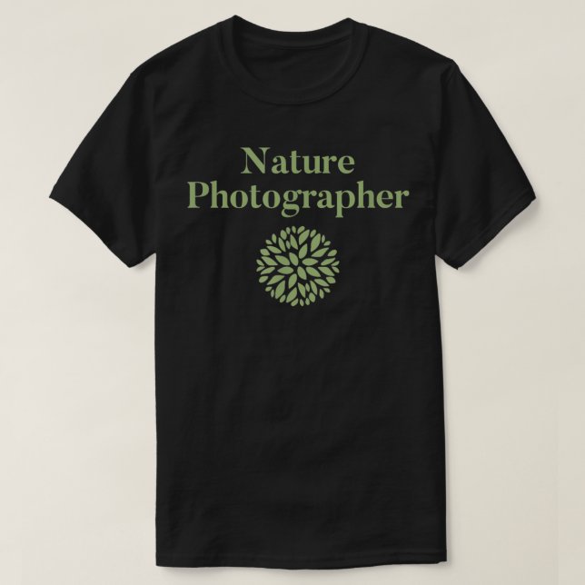 Naturfotograf T-Shirt (Design vorne)