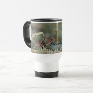Naturfotografie Familienname Monogramm Reisebecher
