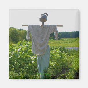 Naturfotografie Magnet Garden Scarecrow
