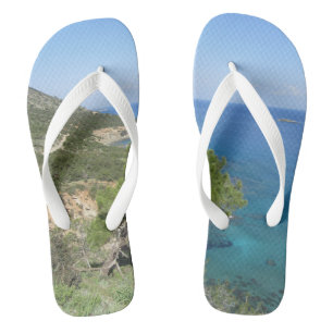 Naturfotografie Mediterranes Gebirge & Meer Flip Flops