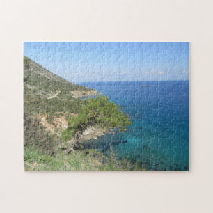 Naturfotografie Mediterranes Gebirge & Meer Puzzle