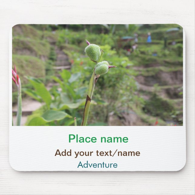 Naturfotografie Pflanze Beachvolleyball Name Mousepad (Vorne)