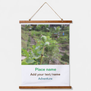 Naturfotografie Pflanze Beachvolleyball Name Wandteppich Mit Holzrahmen