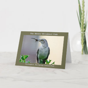 Naturfotografie Spottdrossel Vogelbeobachter T-Shi Karte