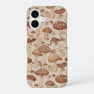 Naturfreude: Pilzwerk iPhone 16 Hülle