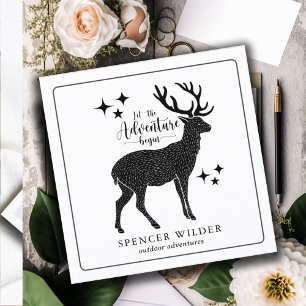 Naturführer für Walderlebnis Quadratische Visitenkarte