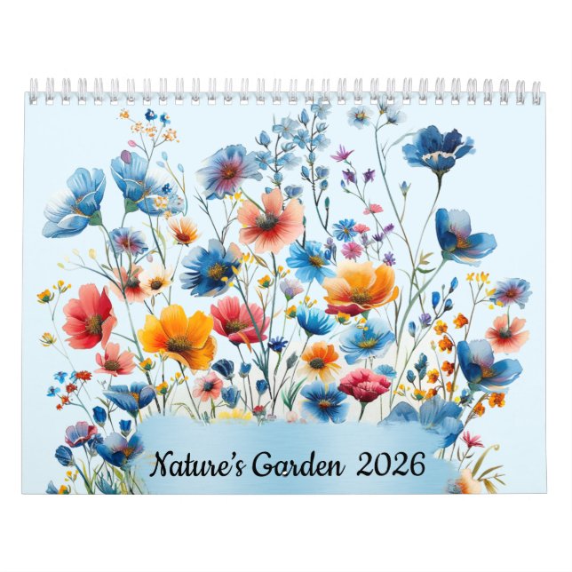 Naturgarten 2026 Mauerkalender Kalender (Titelbild)
