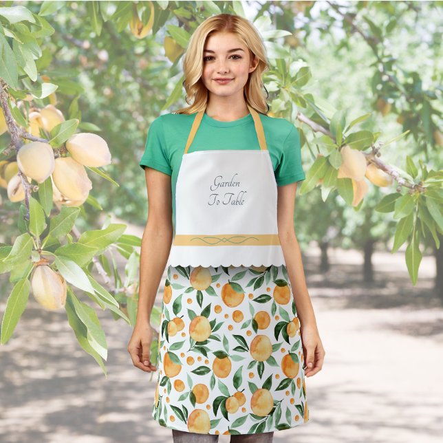 Naturgarten bis zur Schürze der Zitrusfrüchte (Nature’s Beauty Garden to Table Citrus Apron)