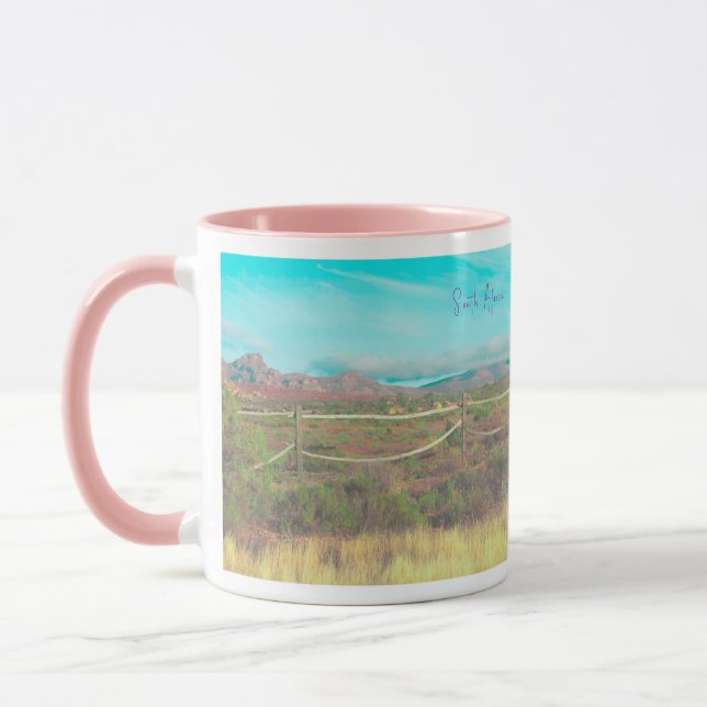 Naturgebirge Südafrika Gebiete Tasse (Links)