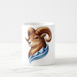 Naturgeist-Illustration Kaffeetasse