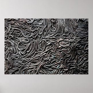 Naturgeometrischer Fluss Poster