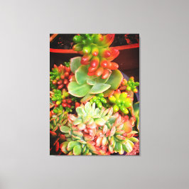 Naturgeschenke, gearbeitete Leinwand