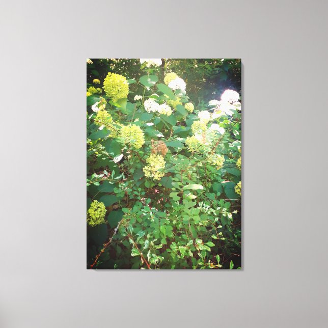 Naturgeschenke, gearbeitete Leinwand (Vorderseite)