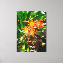 Naturgeschenke, gearbeitete Leinwand