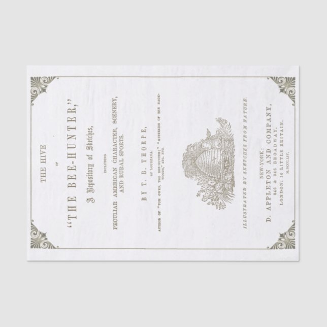 Naturgeschichten für Bienenliebhaber aus der Serie Seidenpapier (Vorderseite)