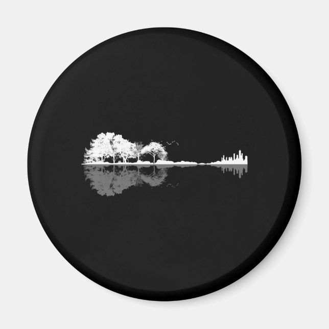 Naturgitarre Magnet (Vorne)