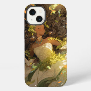 Naturgöttin Afroamerikanische Fantasy-Kunst iPhone 13 Hülle