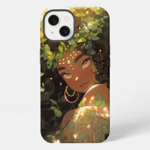 Naturgöttin Afroamerikanische Fantasy-Kunst iPhone 13 Hülle