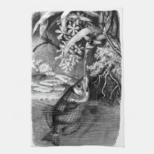 Naturhistorischer Druck Handtuch