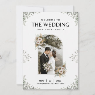 Naturhochzeit Einladung