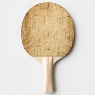 Naturholz-Pappe Braune Texturen Tischtennis Schläger