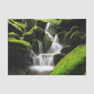 Naturinspirationen Wasserfall in Südkorea Seidenpapier