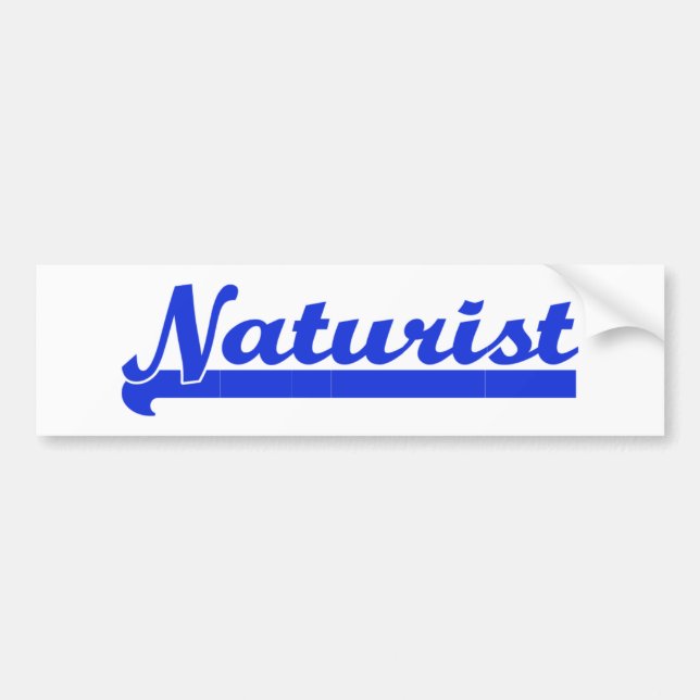 Naturist bumpersticker autoaufkleber (Vorne)
