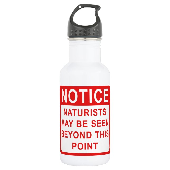 Naturist Edelstahlflasche (Vorderseite)