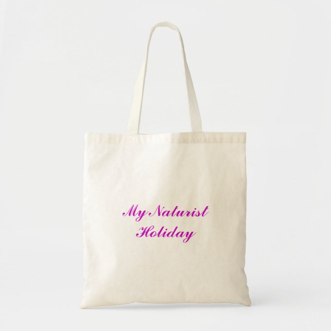 Naturist-Feiertags-Tasche Tragetasche (Vorne)