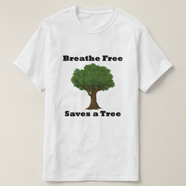 Naturist T-shirt "Saves the Earth" (Design vorne)