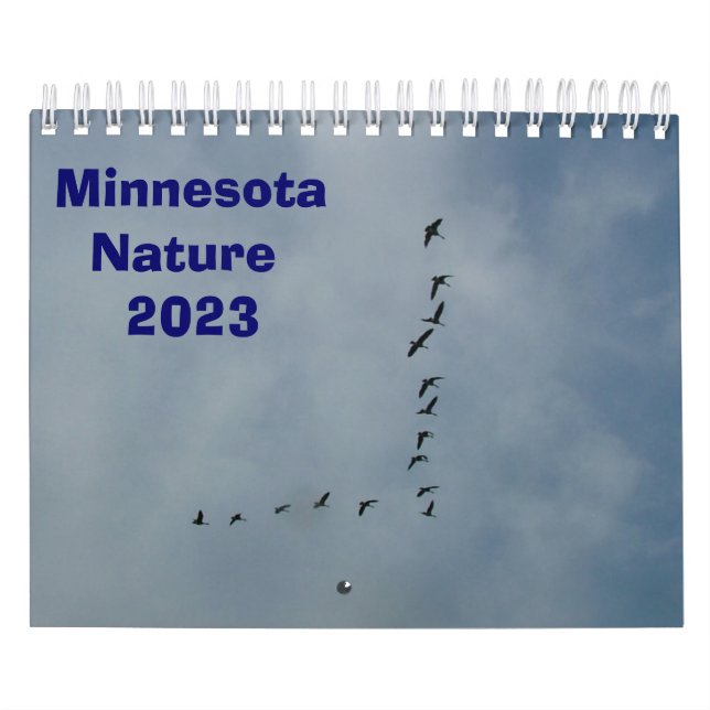 Naturkalender von Minnesota 2023 Kalender (Titelbild)
