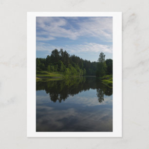 Naturkanal Wald Weißrussland Postcard Postkarte