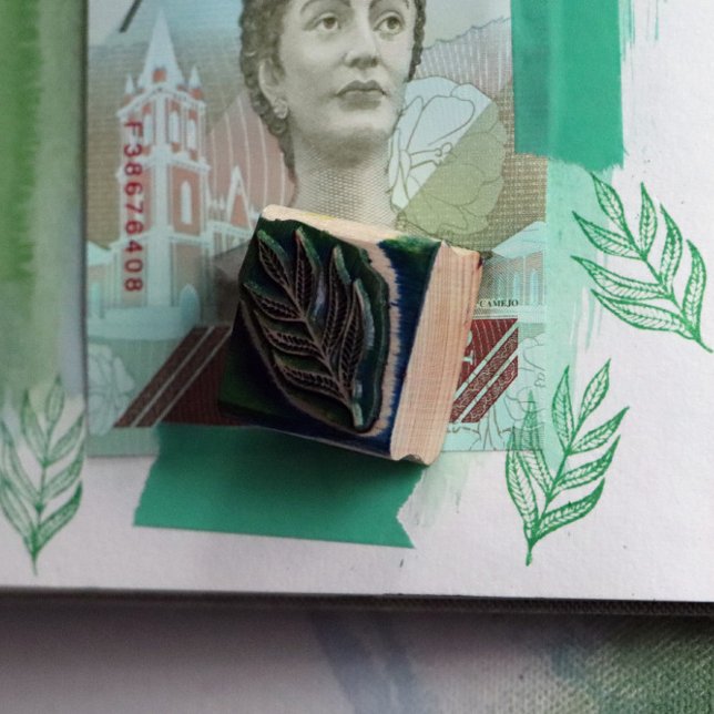 Naturkunstleaf-Design Gummistempel (Von Creator hochgeladen)