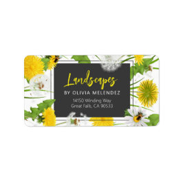 Naturlab-Pflegedienst Dandelion & Bienen geben zur Adressaufkleber