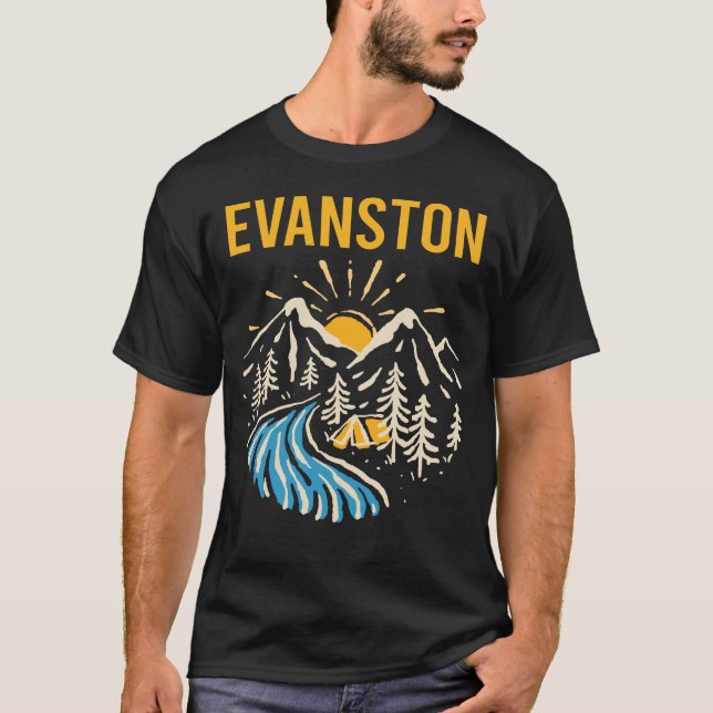 Naturlandschaft Evanston T-Shirt (Vorderseite)