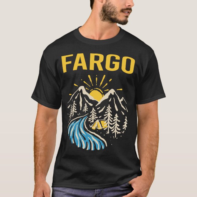 Naturlandschaft Fargo T-Shirt (Vorderseite)