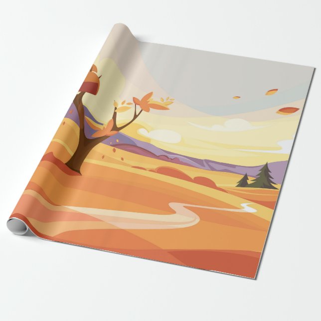 Naturlandschaft Geschenkpapier (Ungerollt)
