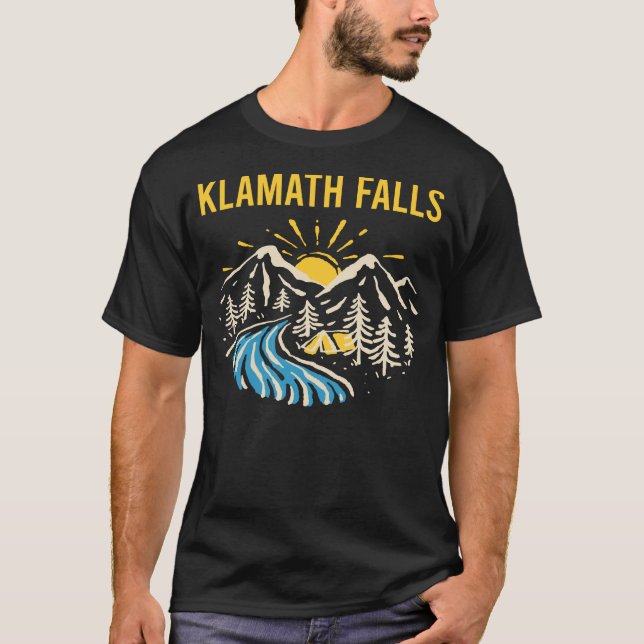 Naturlandschaft Klamath Falls T-Shirt (Vorderseite)