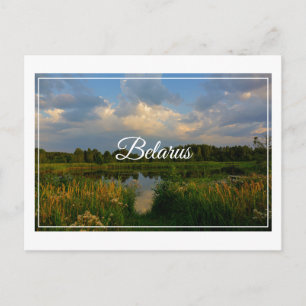 Naturlandschaft Landschaft Lago Weißrussland Postk Postkarte