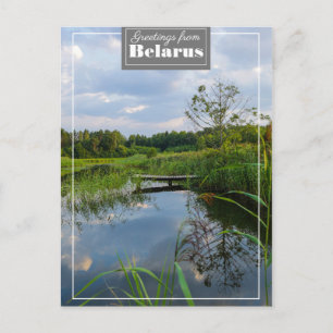 Naturlandschaft Landschaft Lago Weißrussland Postk Postkarte