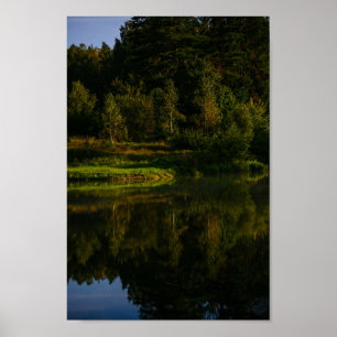 Naturlandschaft Landschaft Seenlandschaft Kanale B Poster