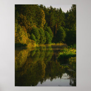 Naturlandschaft Landschaft Seenlandschaft Kanale B Poster