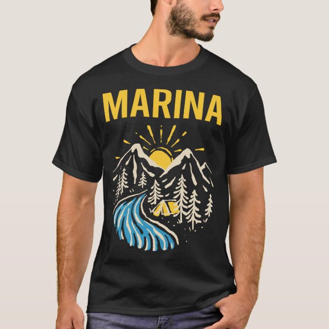 Naturlandschaft Marina T-Shirt (Vorderseite)