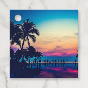Naturlandschaft Pool Palmen Trees-25925 Geschenkanhänger