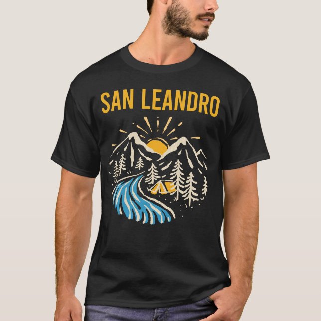 Naturlandschaft San Leandro T-Shirt (Vorderseite)