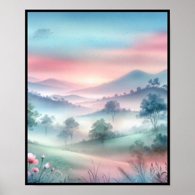 Naturlandschaftspopster Poster (Vorne)