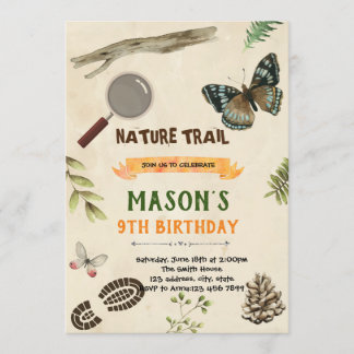 Naturlehrpfad - Einladung zum Geburtstag