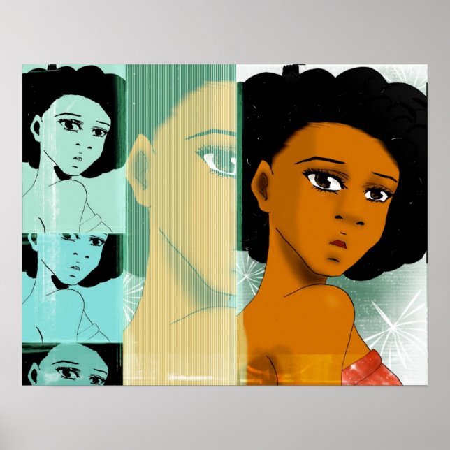 Naturlich Aquamarines Poster (Vorne)